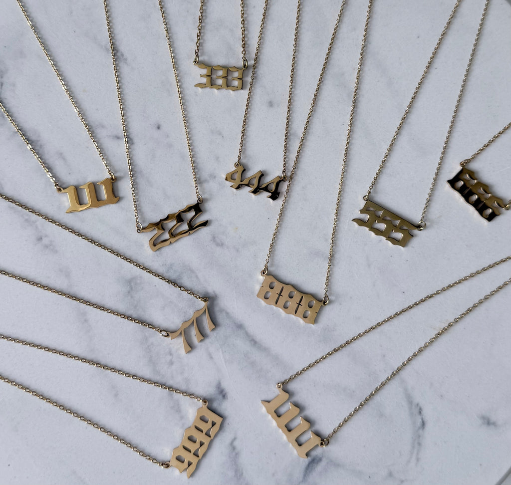 Angel Number Necklace | The Angel Alignment Collection