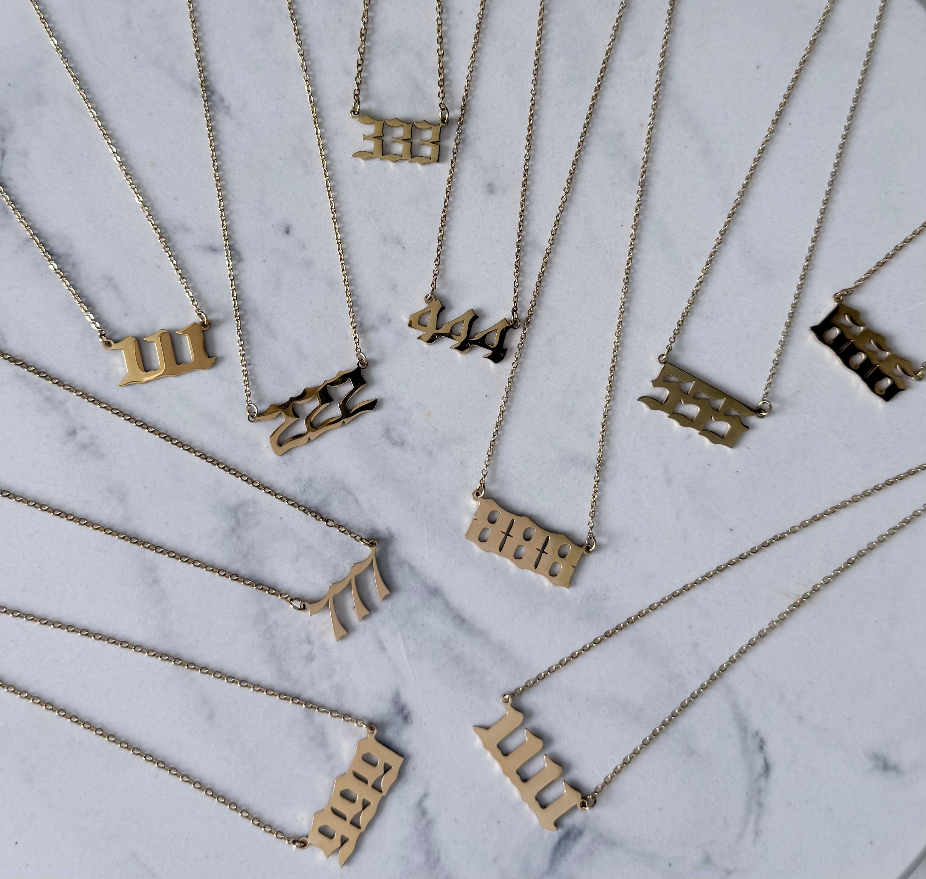 Angel Number Necklace | The Angel Alignment Collection