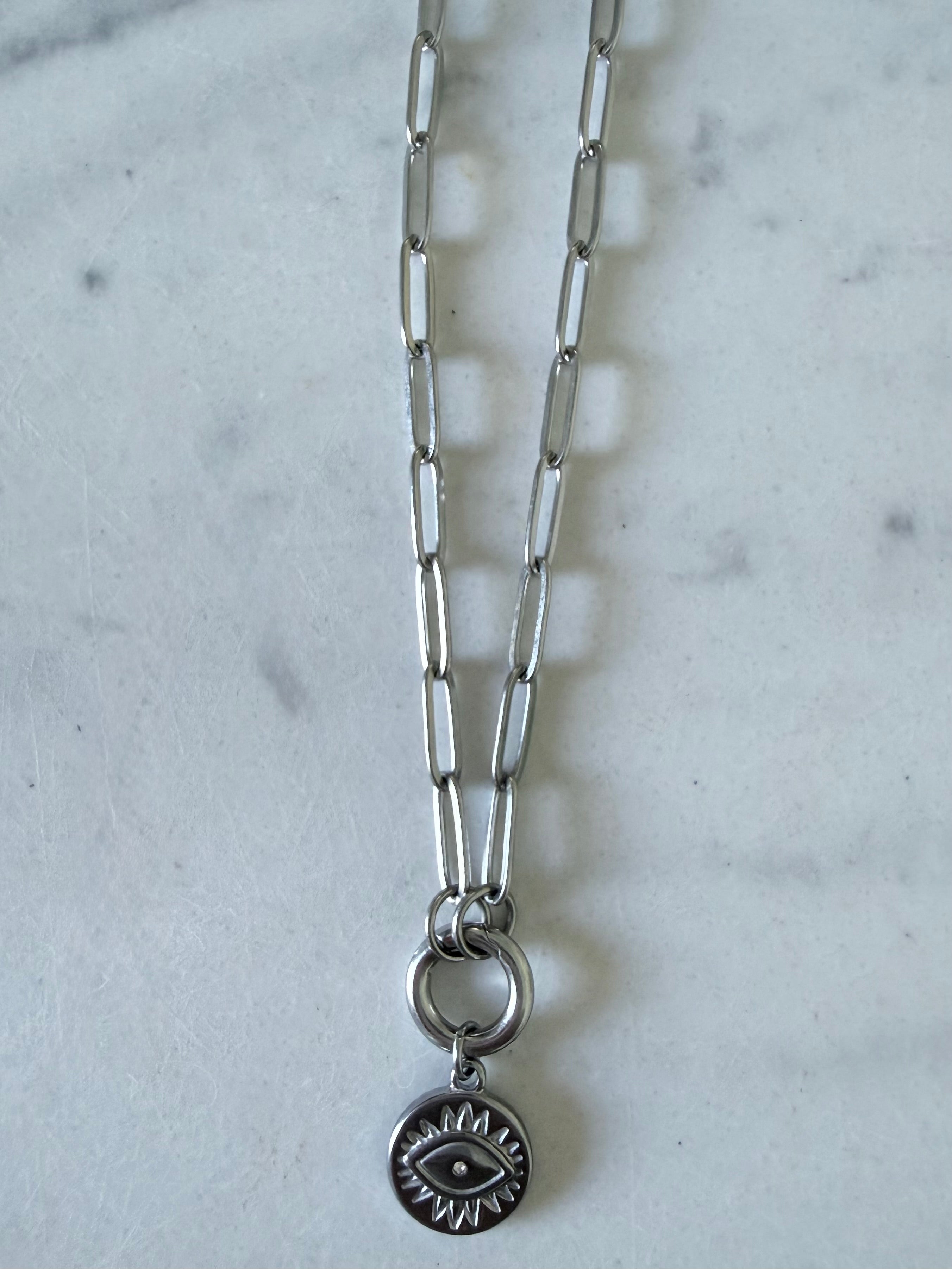 Aura Charm – Evil Eye Disc ✨