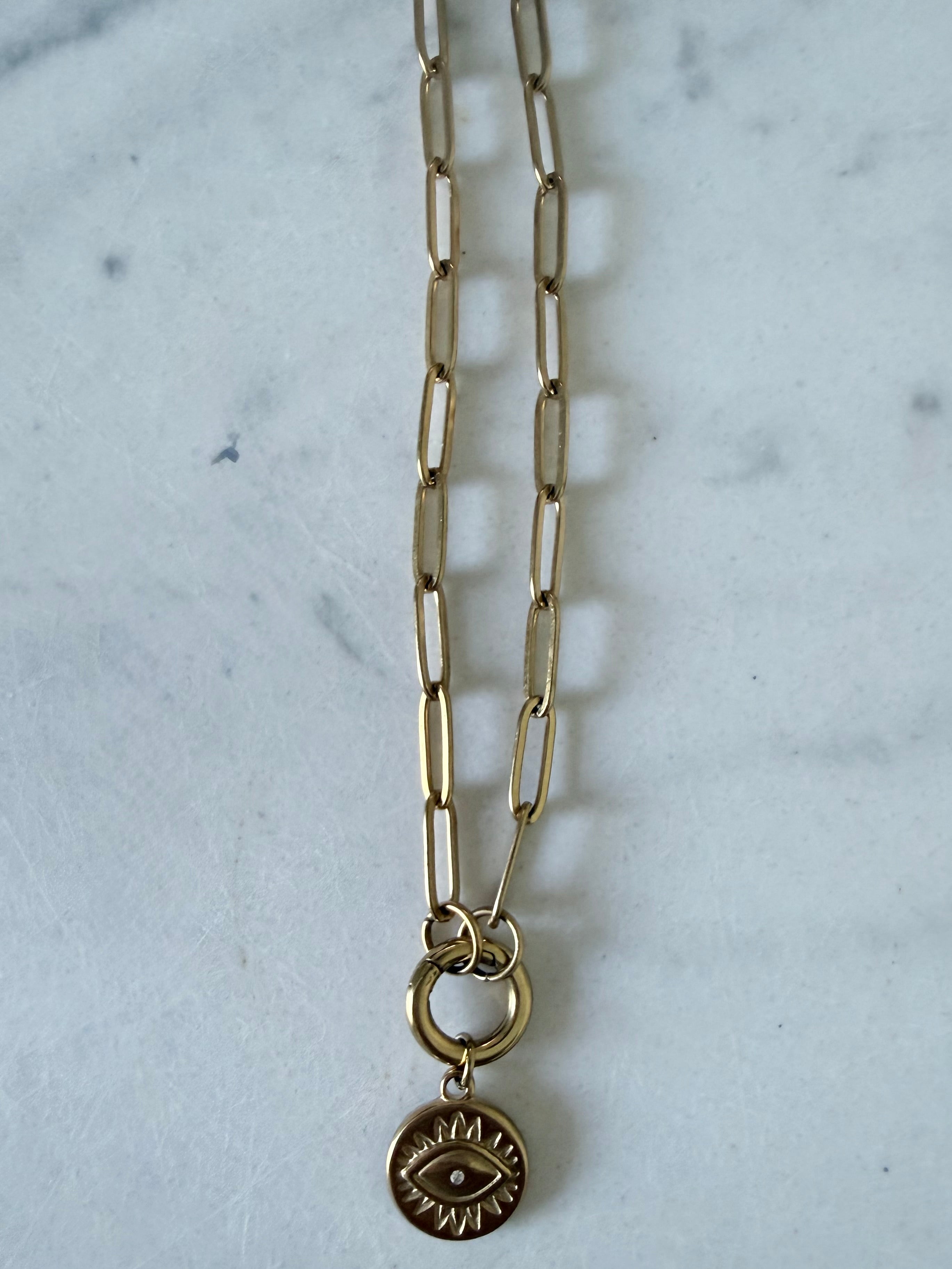 Aura Charm – Evil Eye Disc ✨