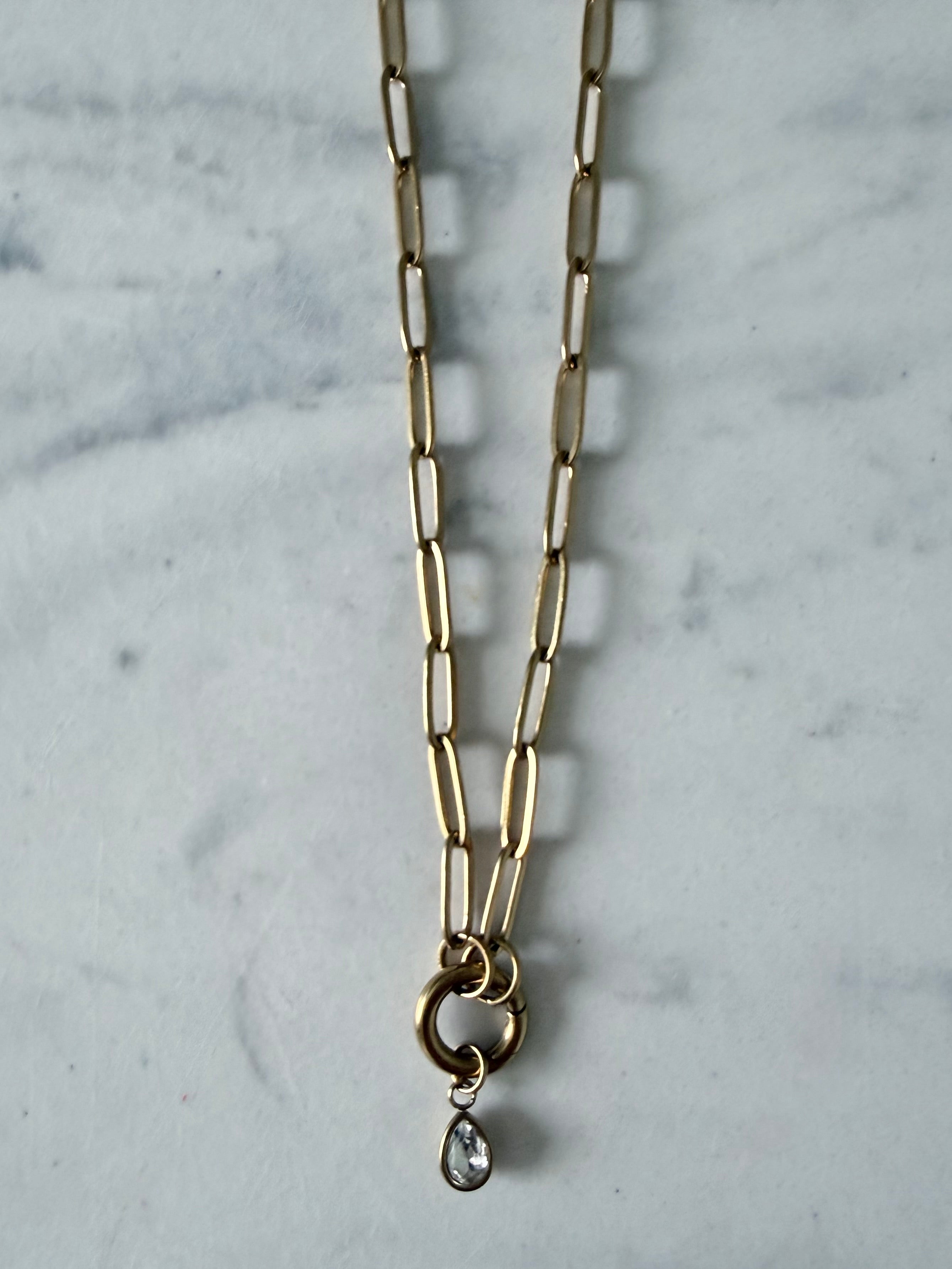 Aura Charm – April Birthstone ✨