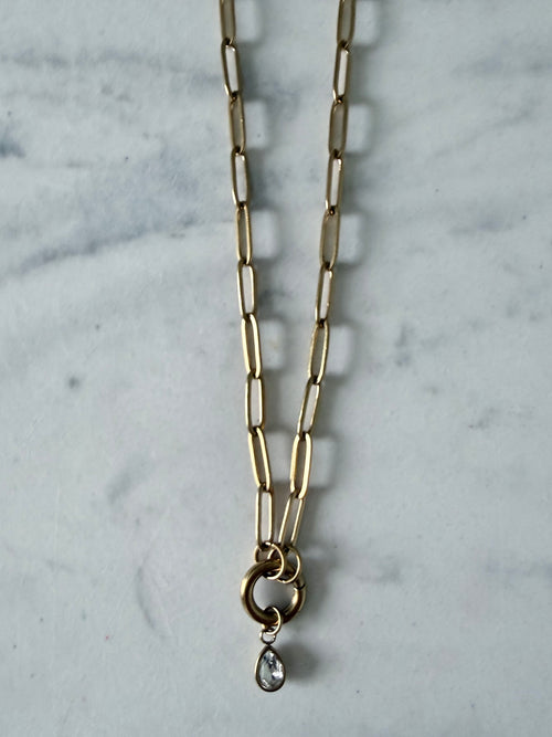 Aura Charm – April Birthstone ✨