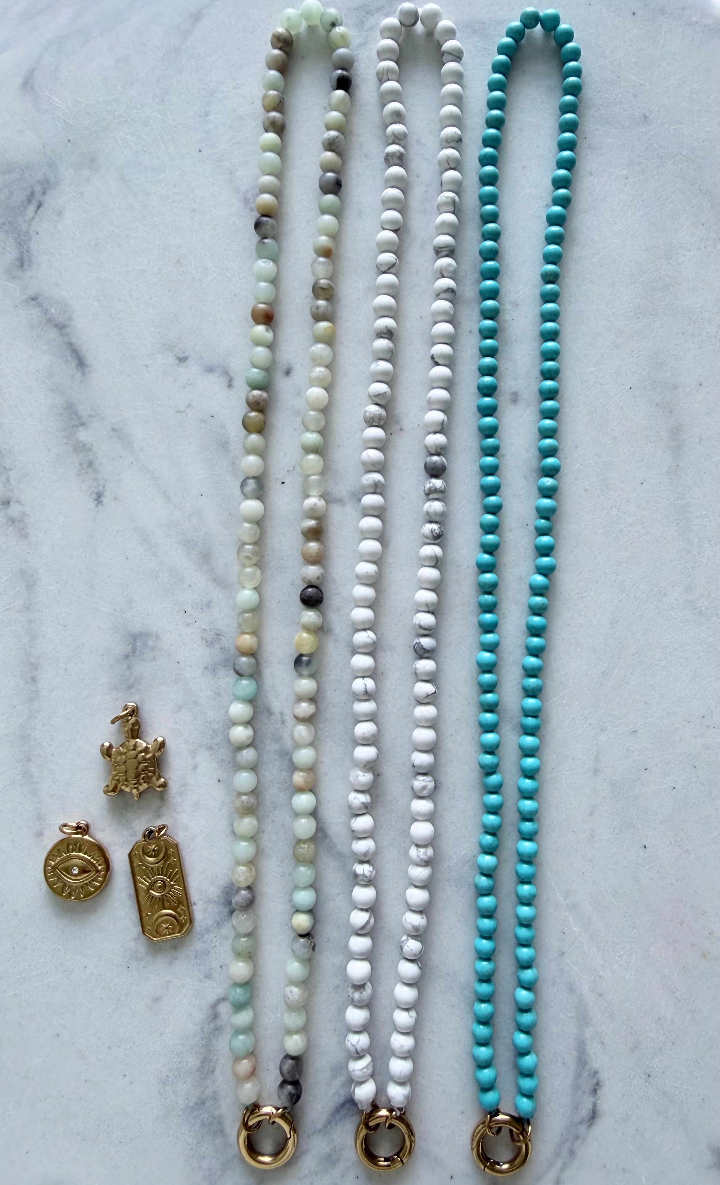 Aura Crystal Beaded Necklace