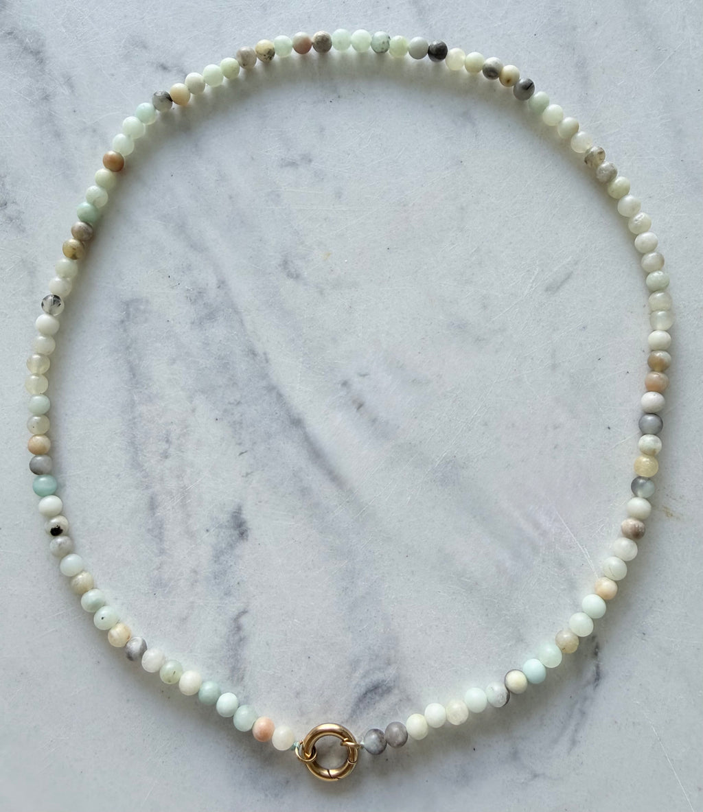 Aura Crystal Beaded Necklace