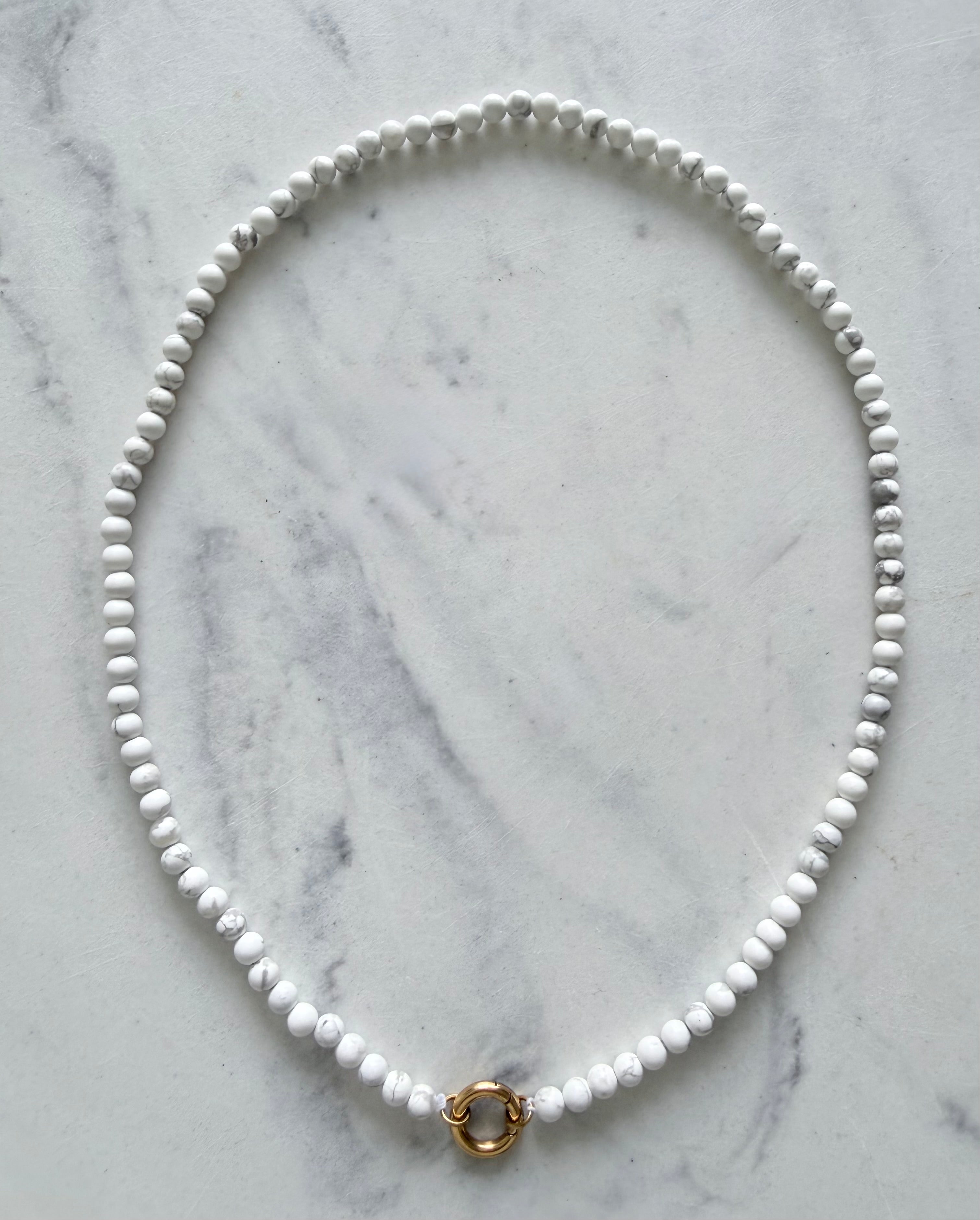 Aura Crystal Beaded Necklace