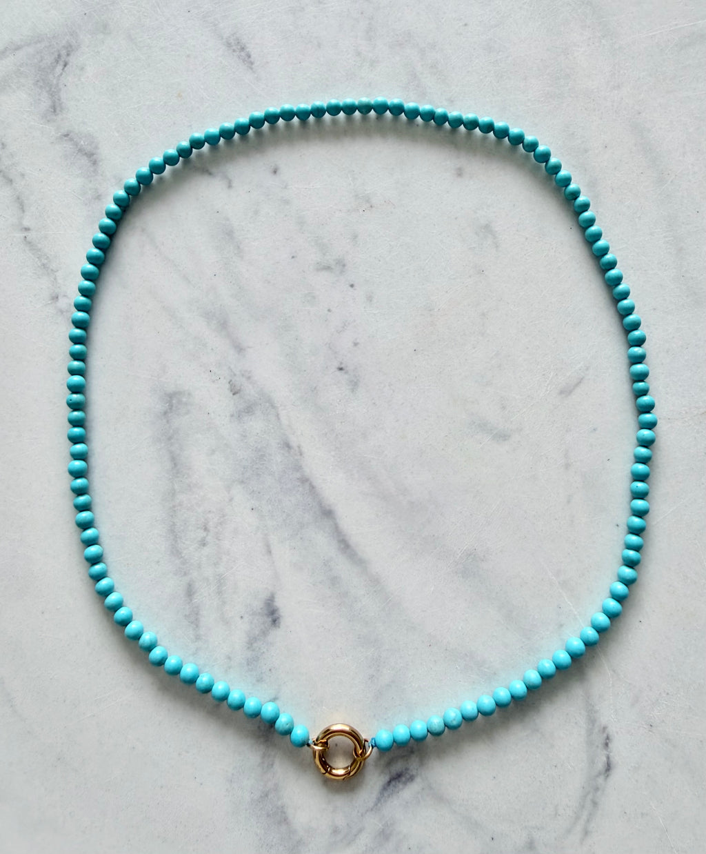 Aura Crystal Beaded Necklace