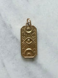 Aura Charm – Mystical Moon Evil Eye ✨