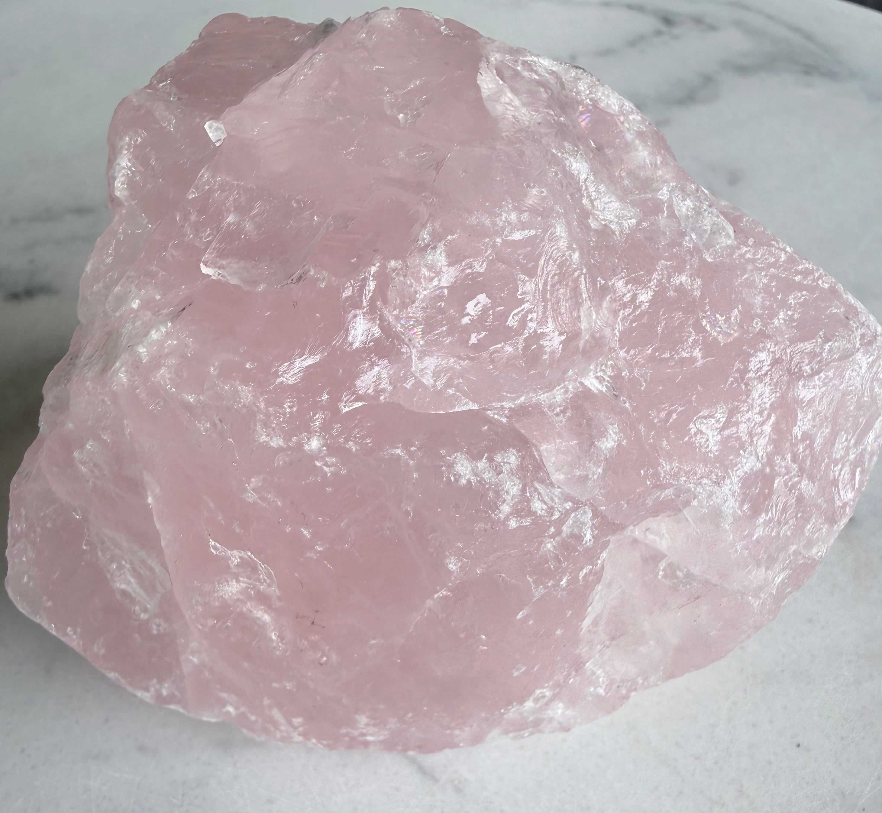 Rose Quartz- Raw Crystal Chunk