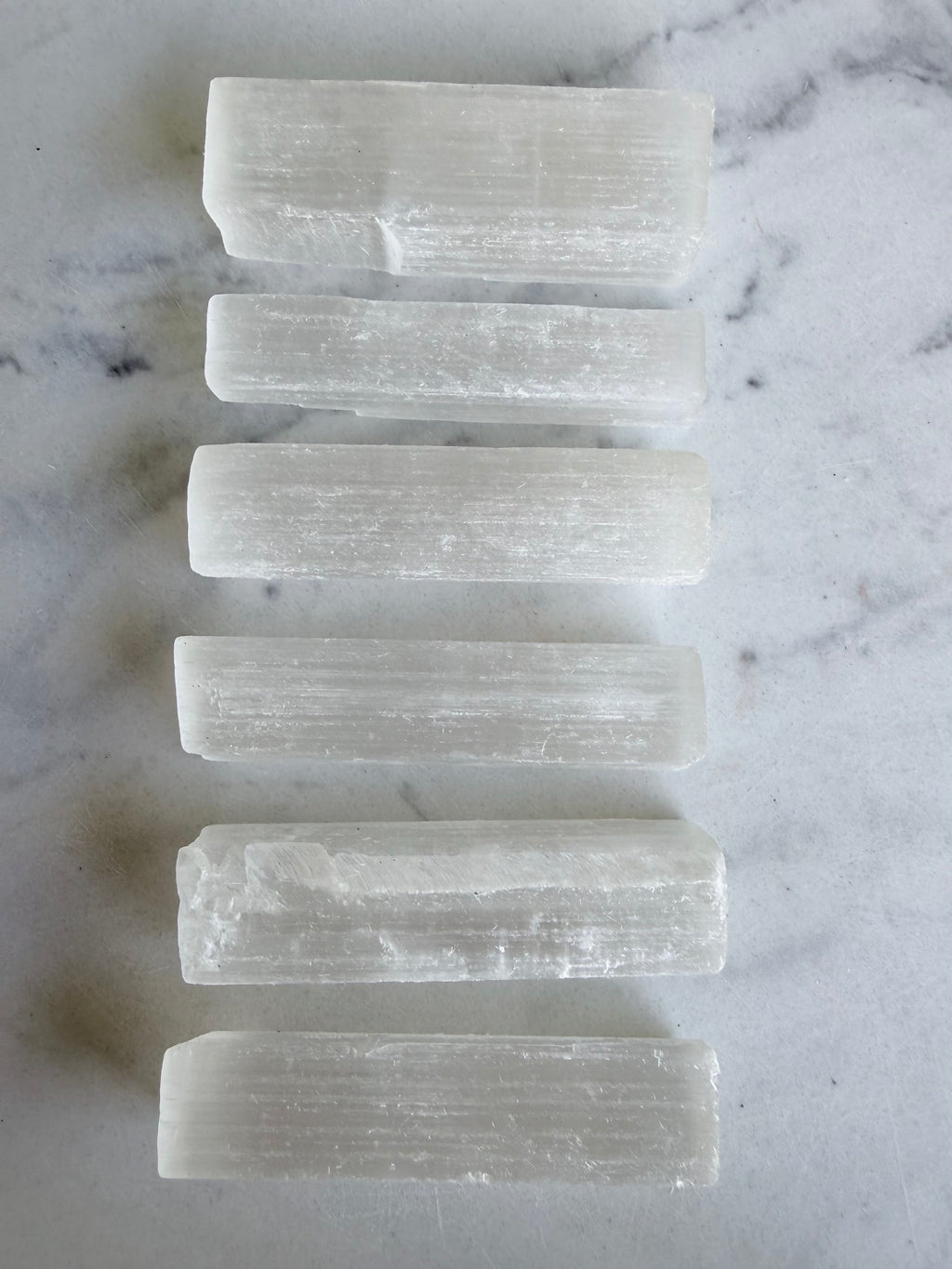 Selenite Rough Rod