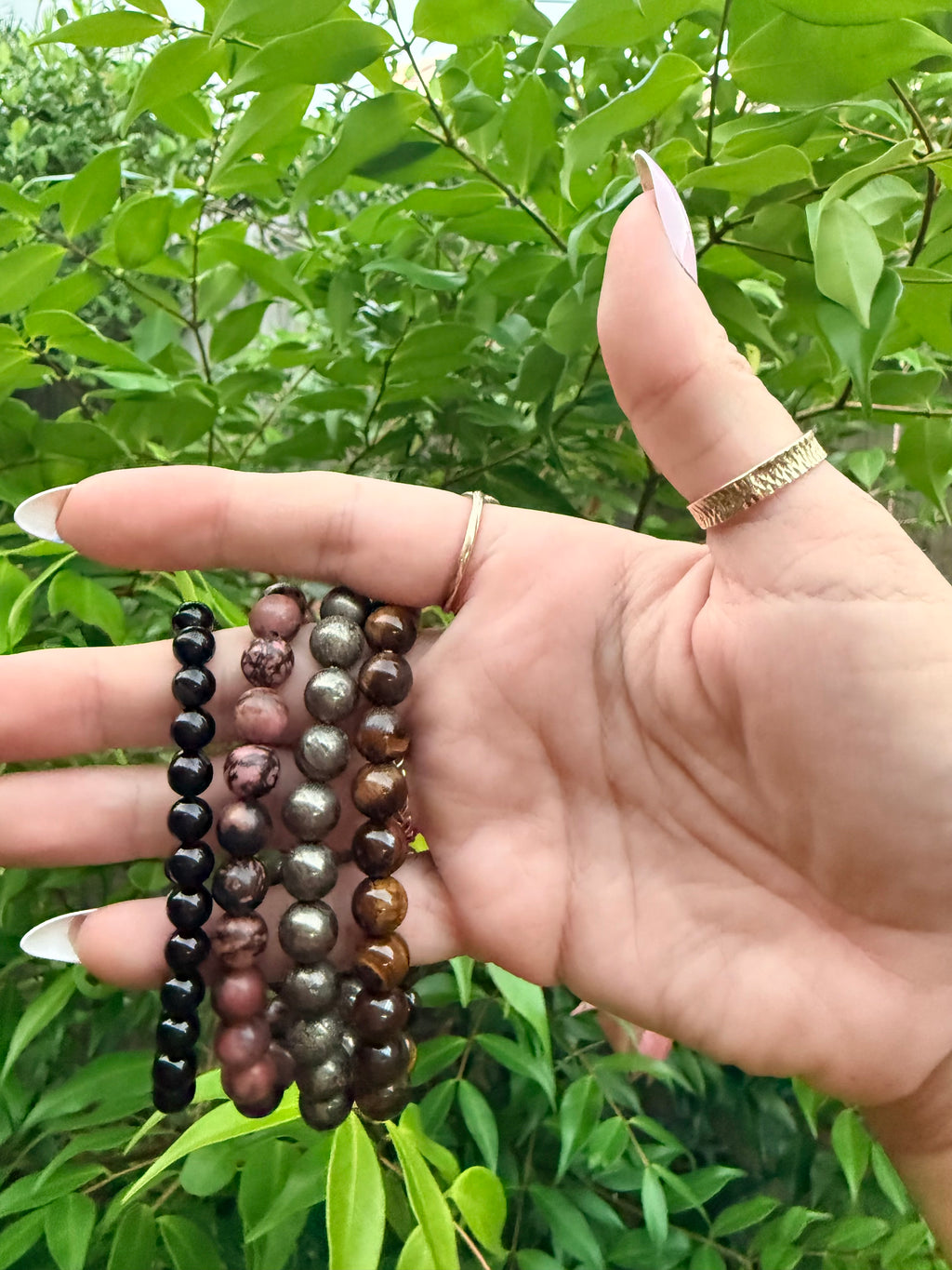 Protection & Grounding Crystal Bracelets