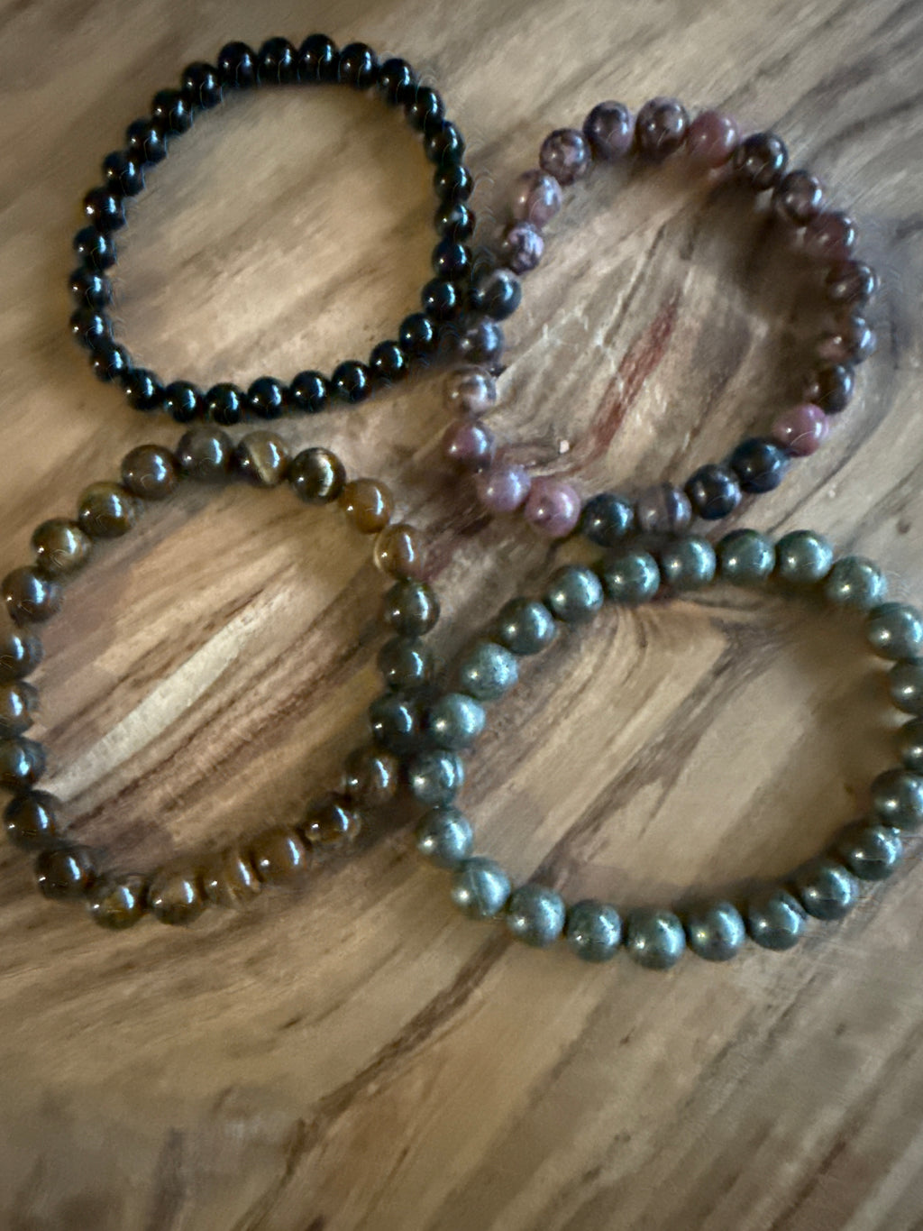 Protection & Grounding Crystal Bracelets